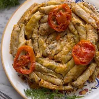 Malfouf (Stuffed Cabbage Rolls)