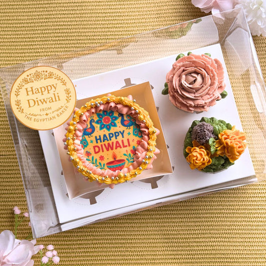 Diwali Bento Cake & Cupcake Set