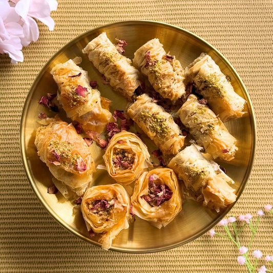 Pistachio and Rose Baklava Box