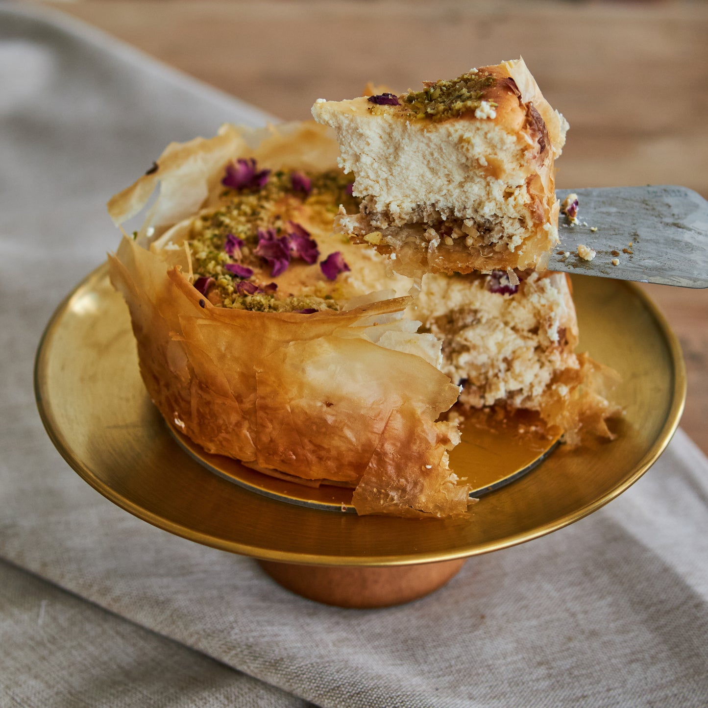Whole Baklava Cheesecake